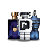 Combinación promocional de 3 perfumes Versace DYLAN BLUE, Paco Rabanne PHANTOM y Jean Paul Gaultier ULTRA MALE 100ml